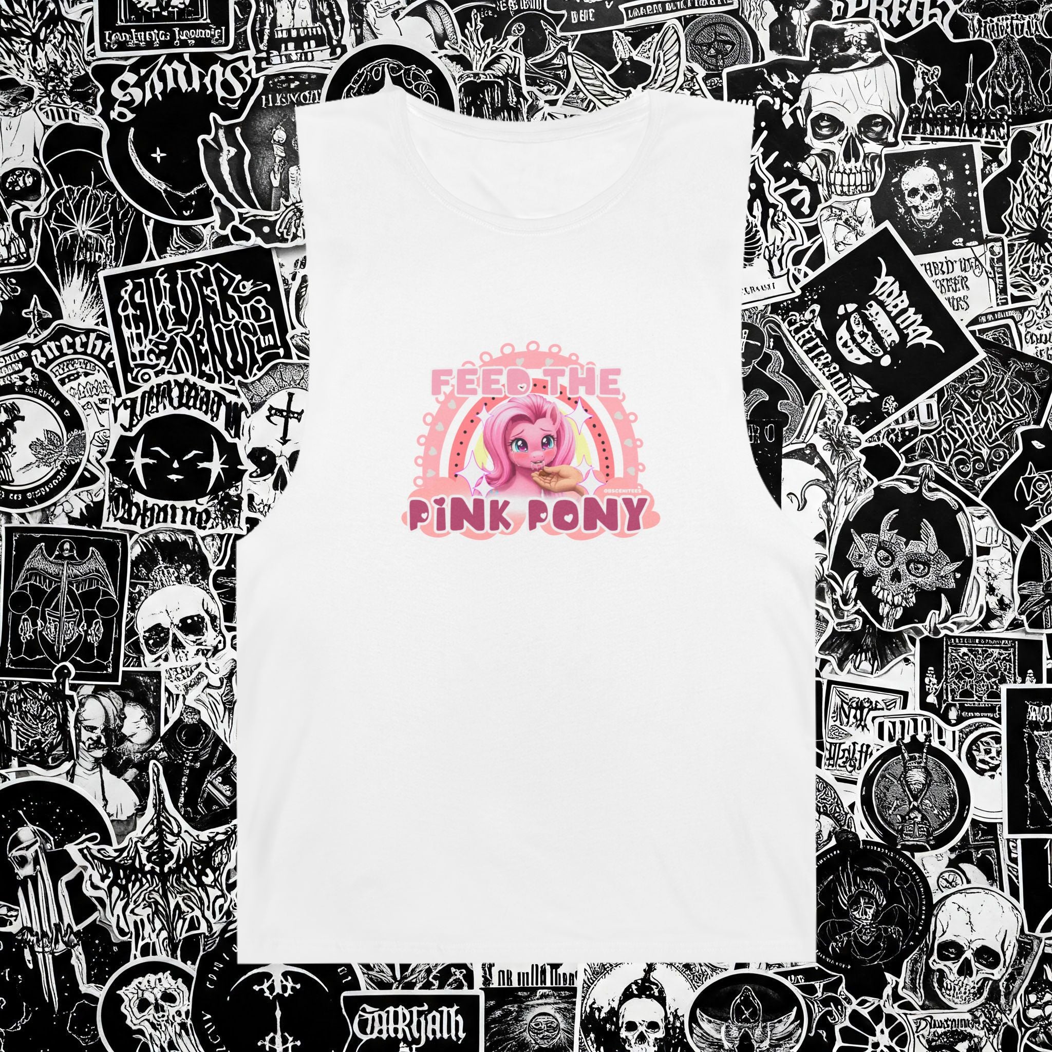 PINK PONY MUSCLE TEE