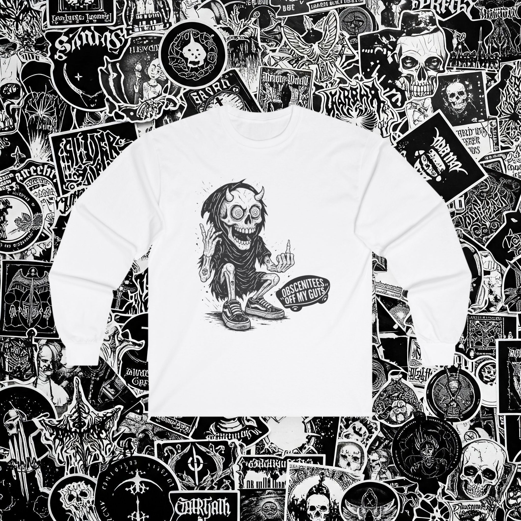 OFF MY GUTS LONG SLEEVE TEE
