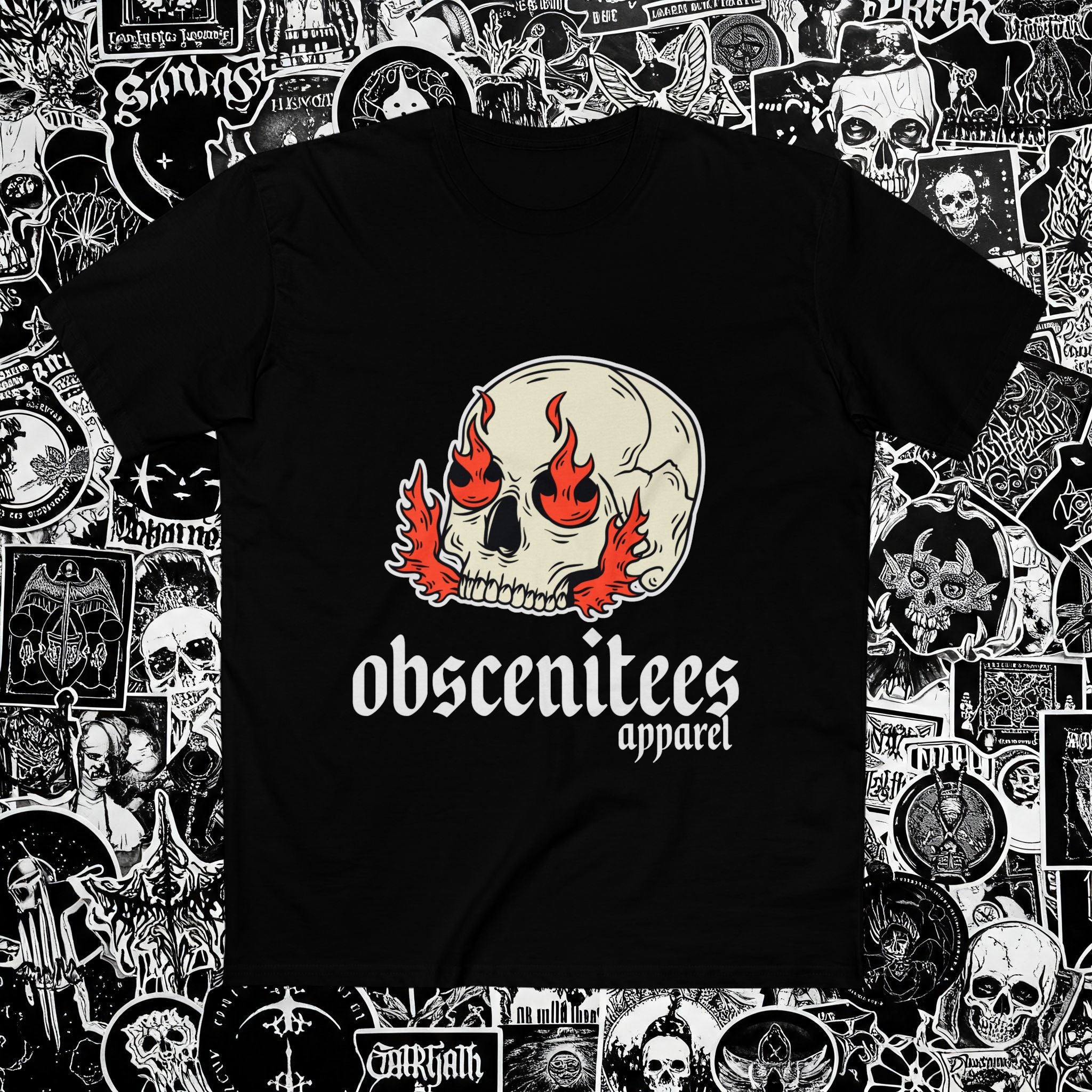 FLAMESKULL TEE