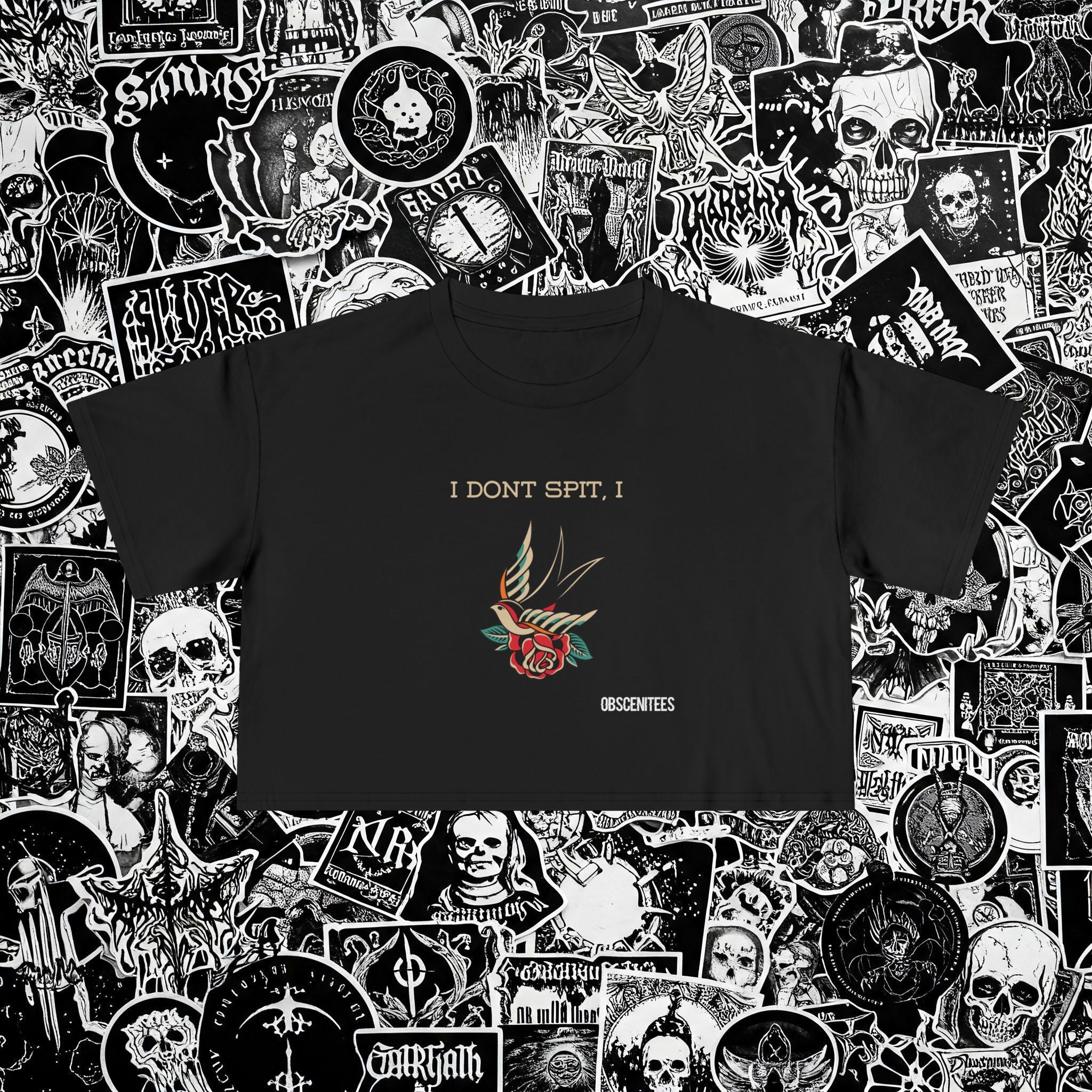 I SWALLOW CROP TEE