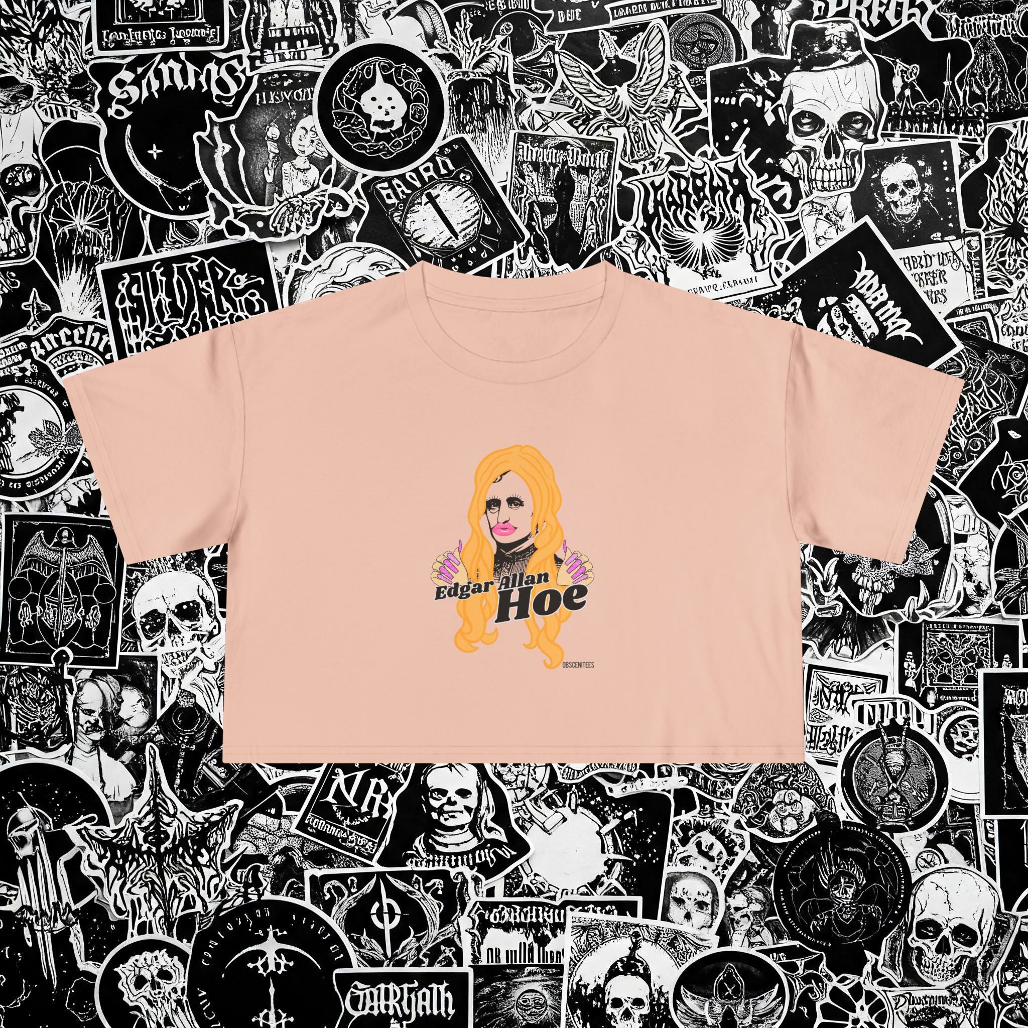 EDGAR ALLAN HOE CROP TEE