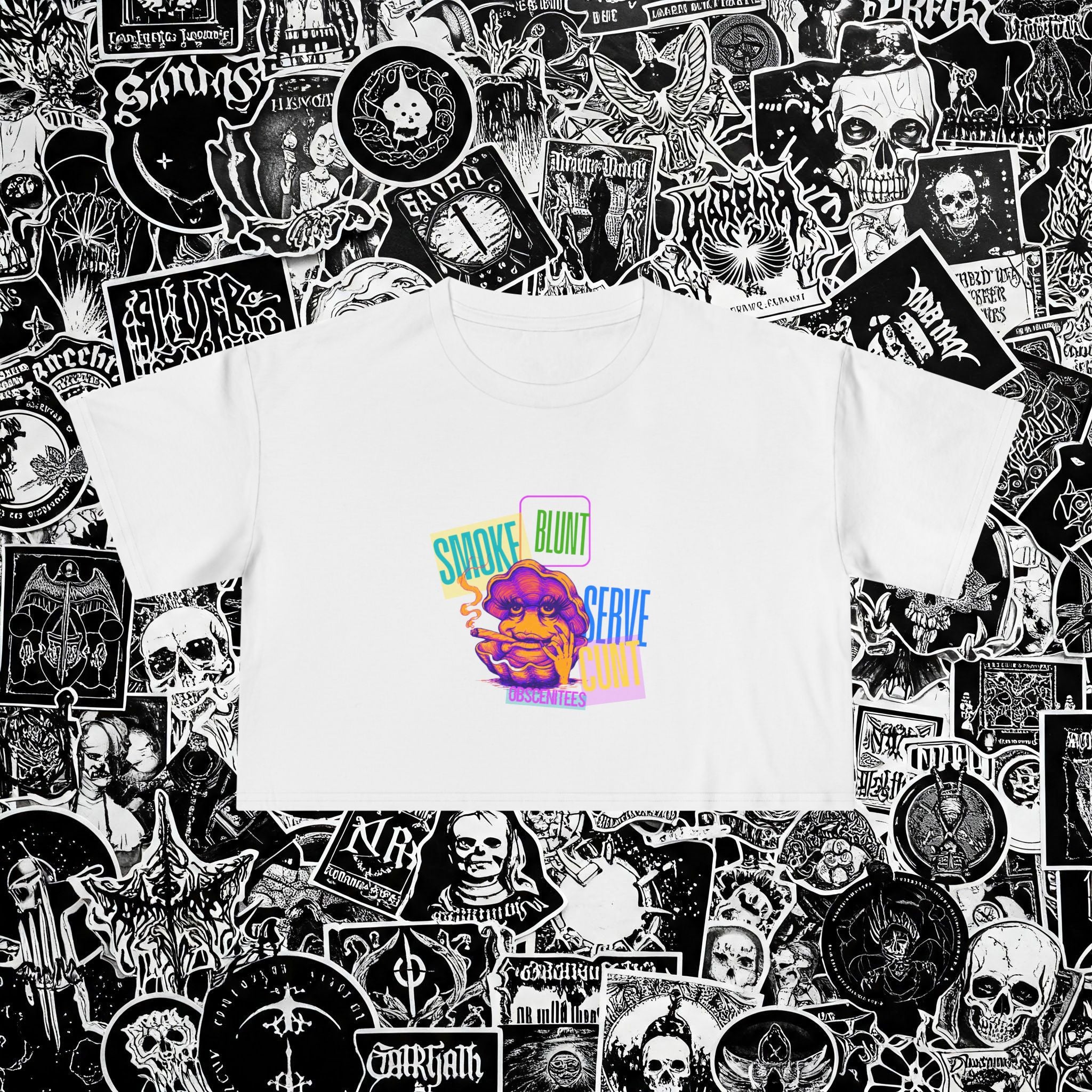 SMOKE BLUNT CROP TEE