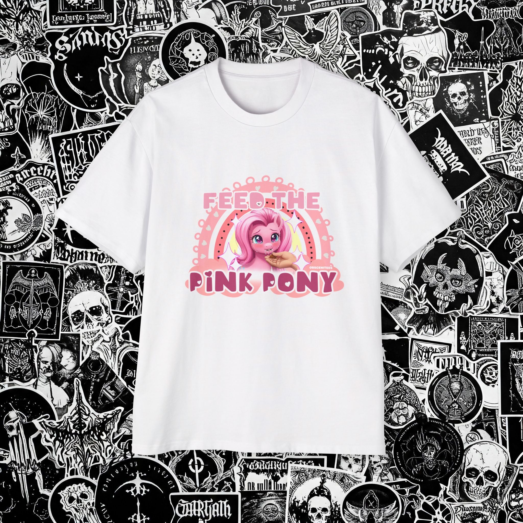 PINK PONY OVERSIZED TEE