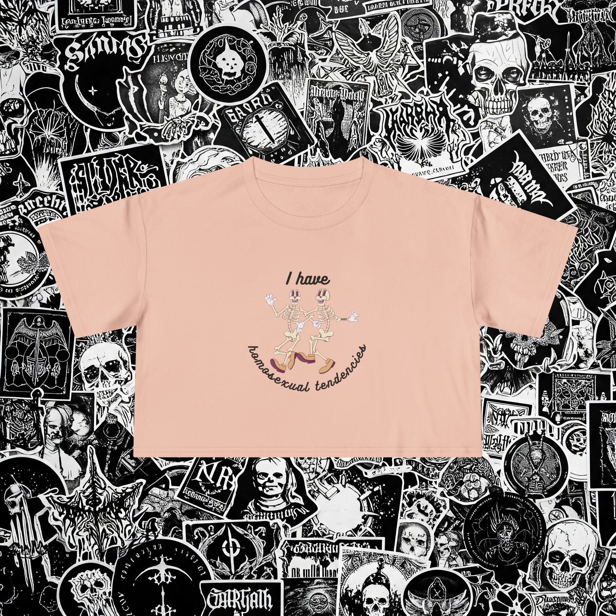 HOMOSEXUAL TENDENCIES CROP TEE