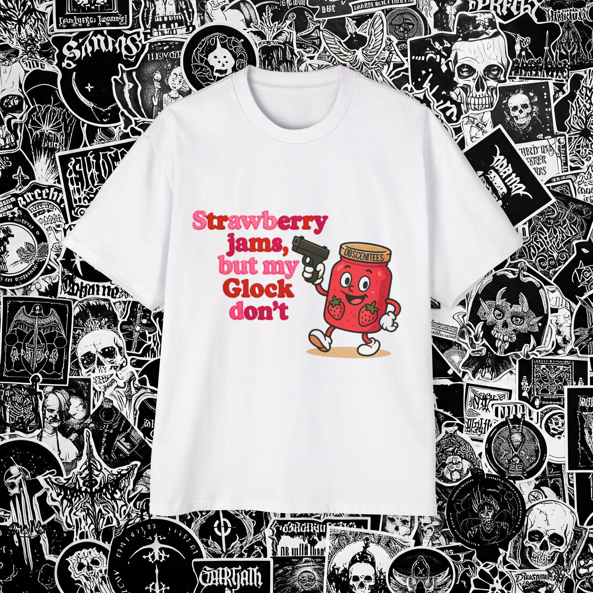 STRAWBERRY JAMS OVERSIZED TEE