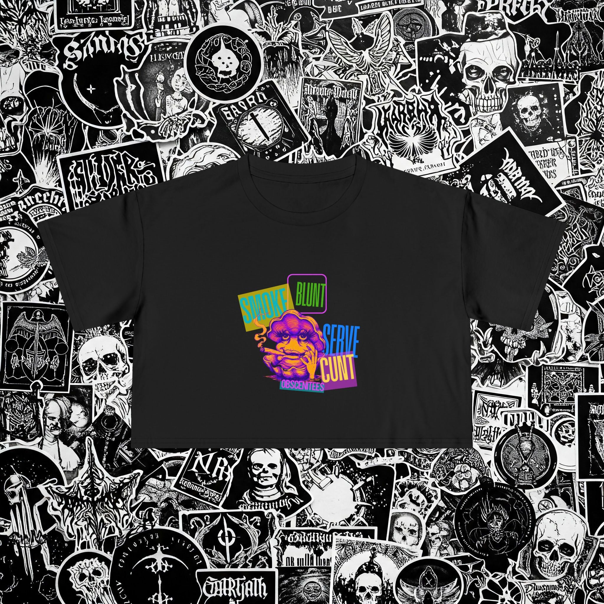 SMOKE BLUNT CROP TEE