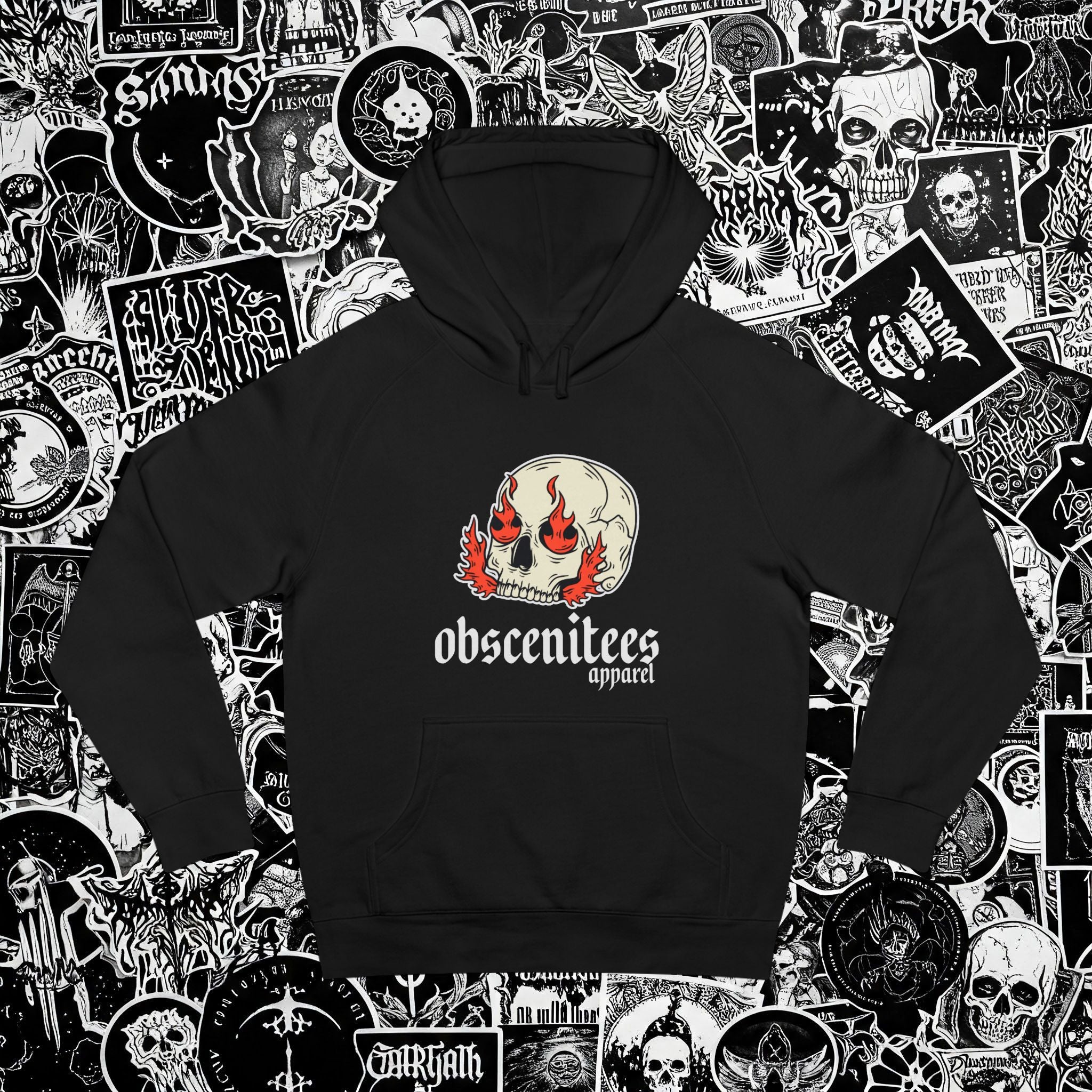 FLAMESKULL HOODIE