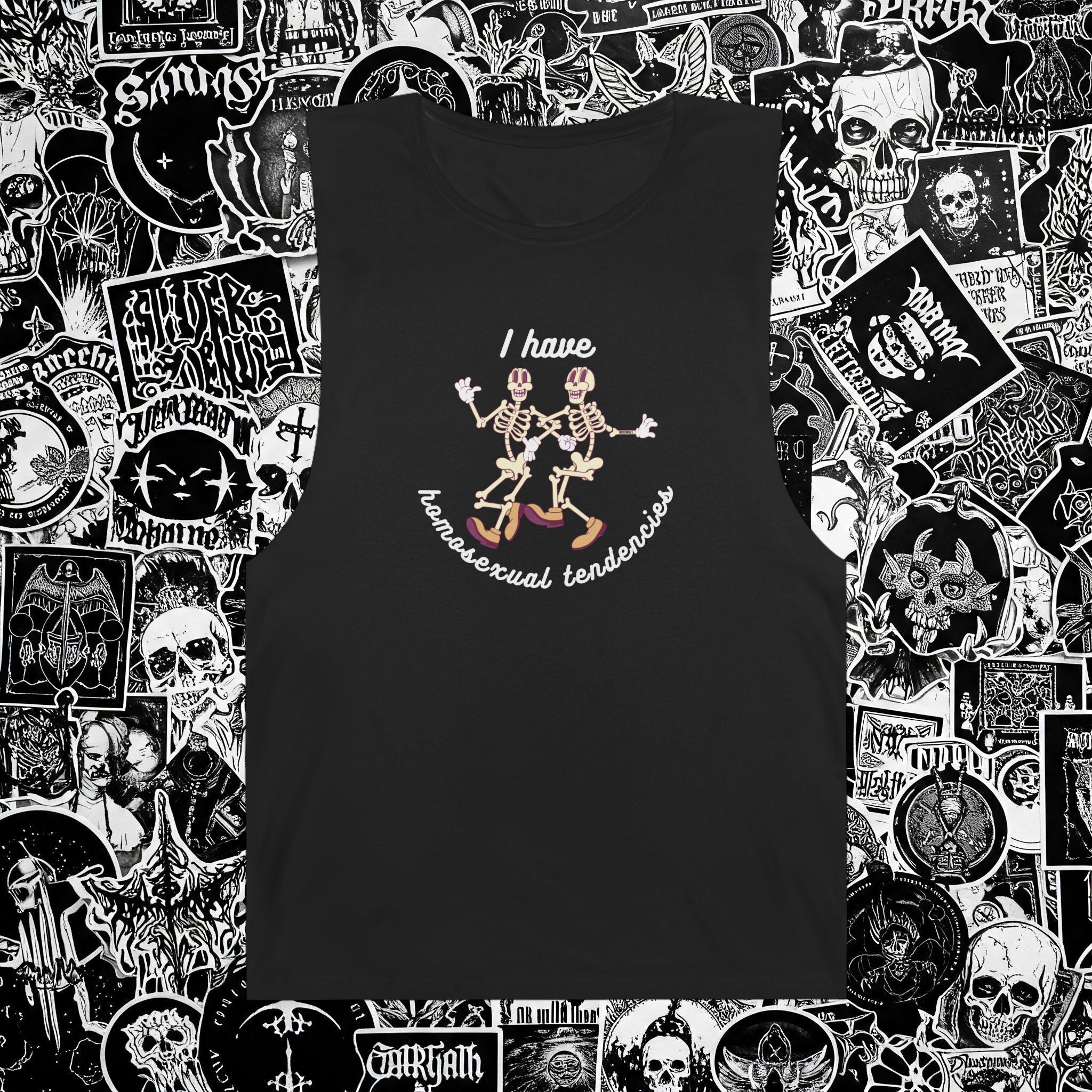 HOMOSEXUAL TENDENCIES MUSCLE TEE