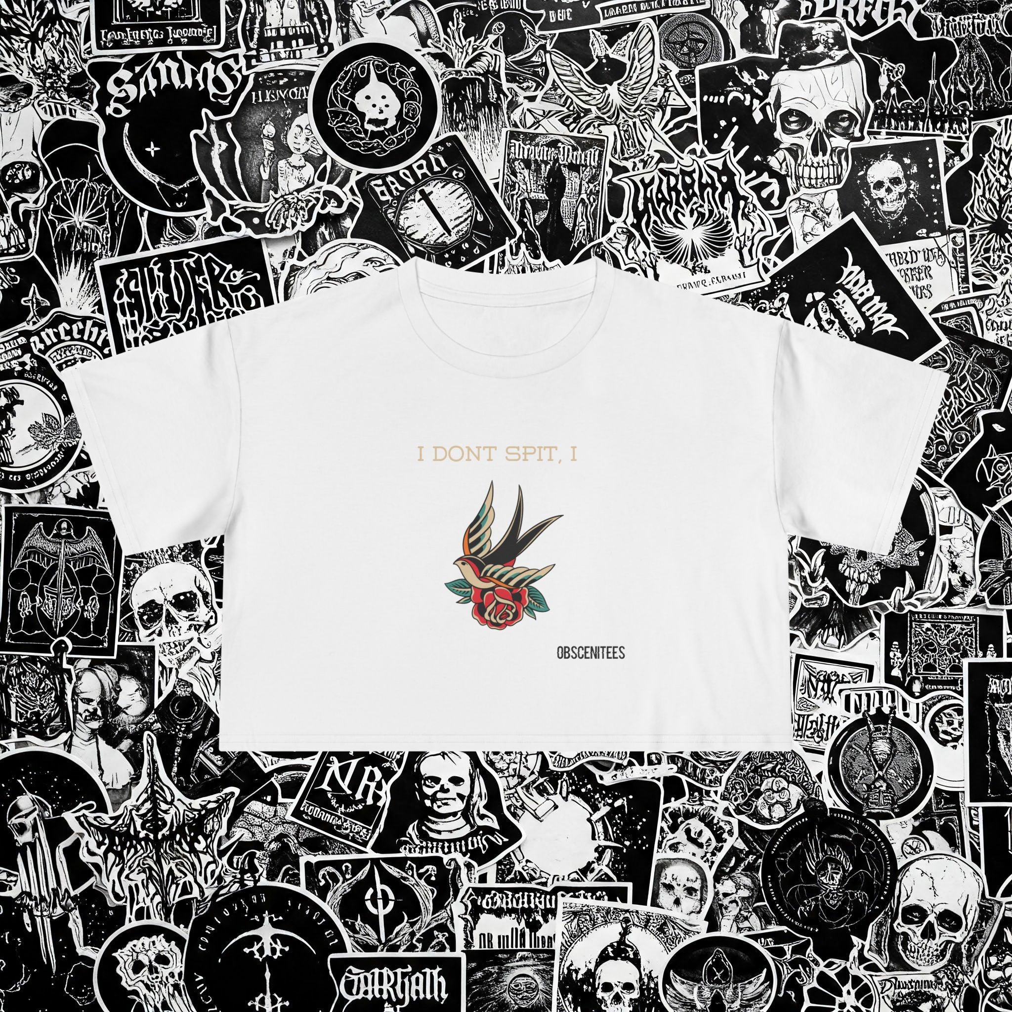 I SWALLOW CROP TEE