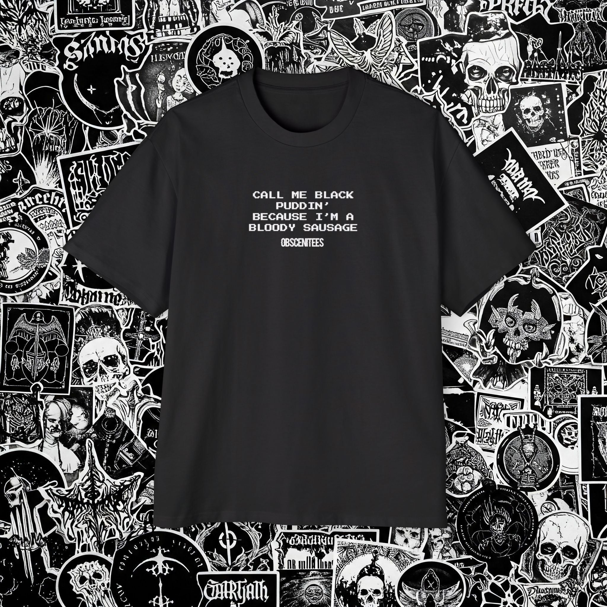 BLACK PUDDIN' OVERSIZED TEE