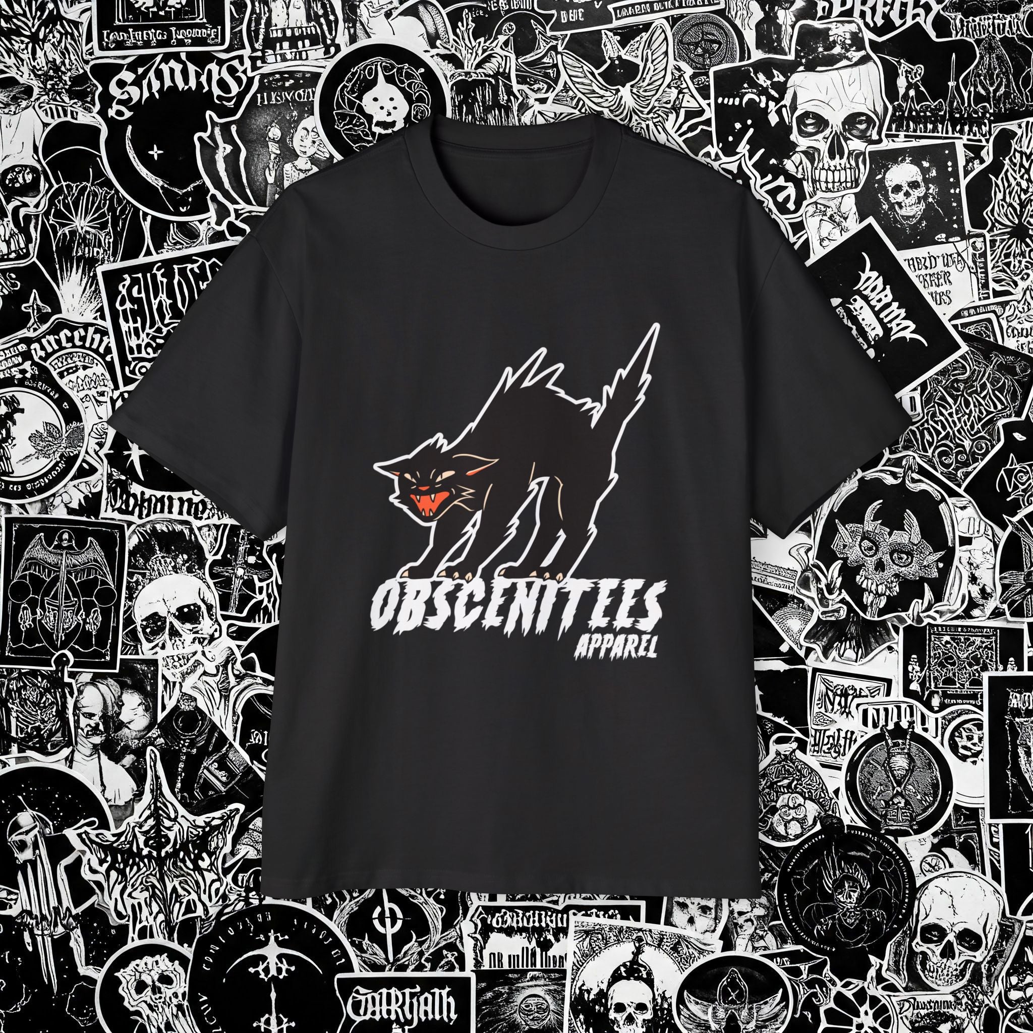 SCAREDY CAT OVERSIZED TEE