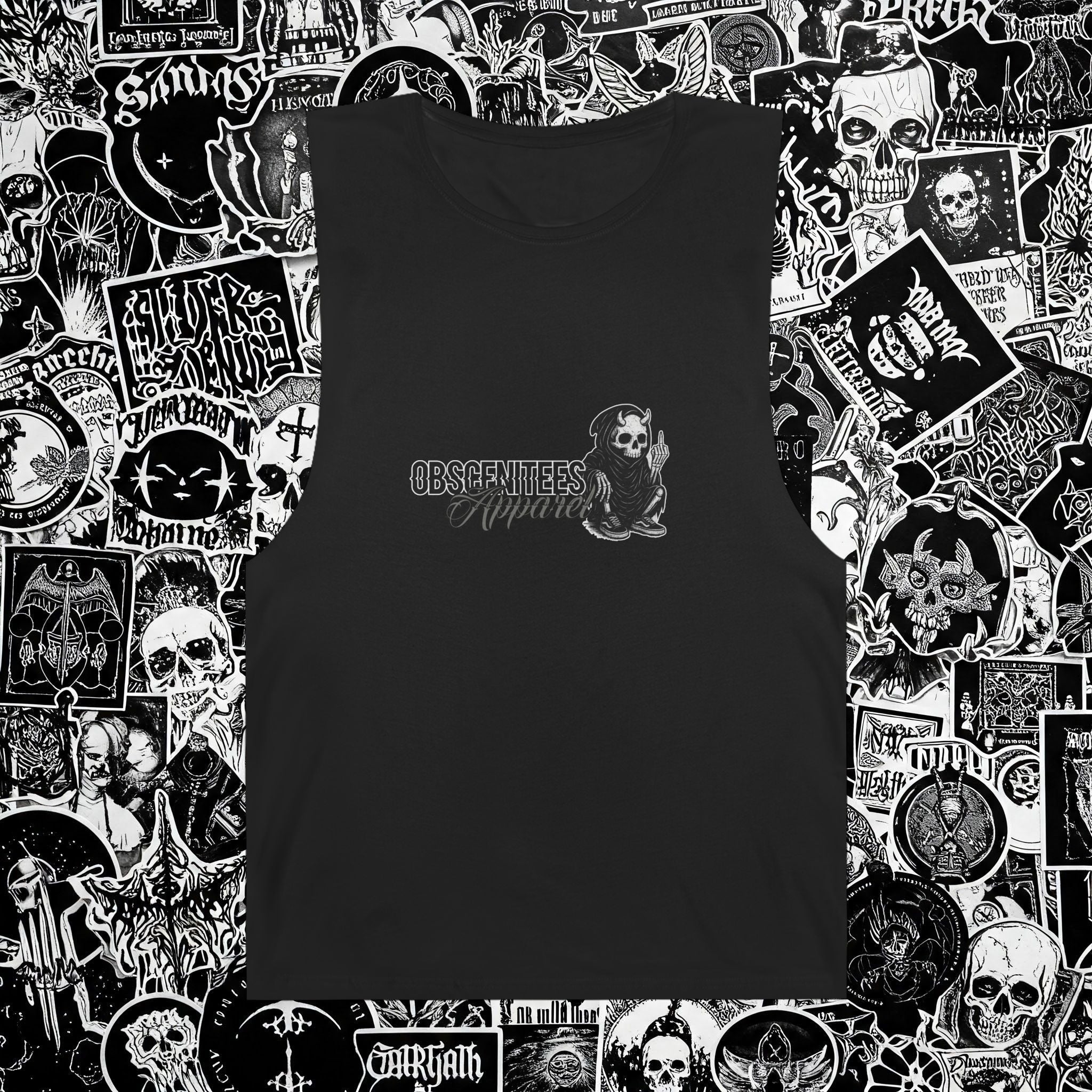OBSCENITEES APPAREL 'GRIMOTHY' MUSCLE TEE