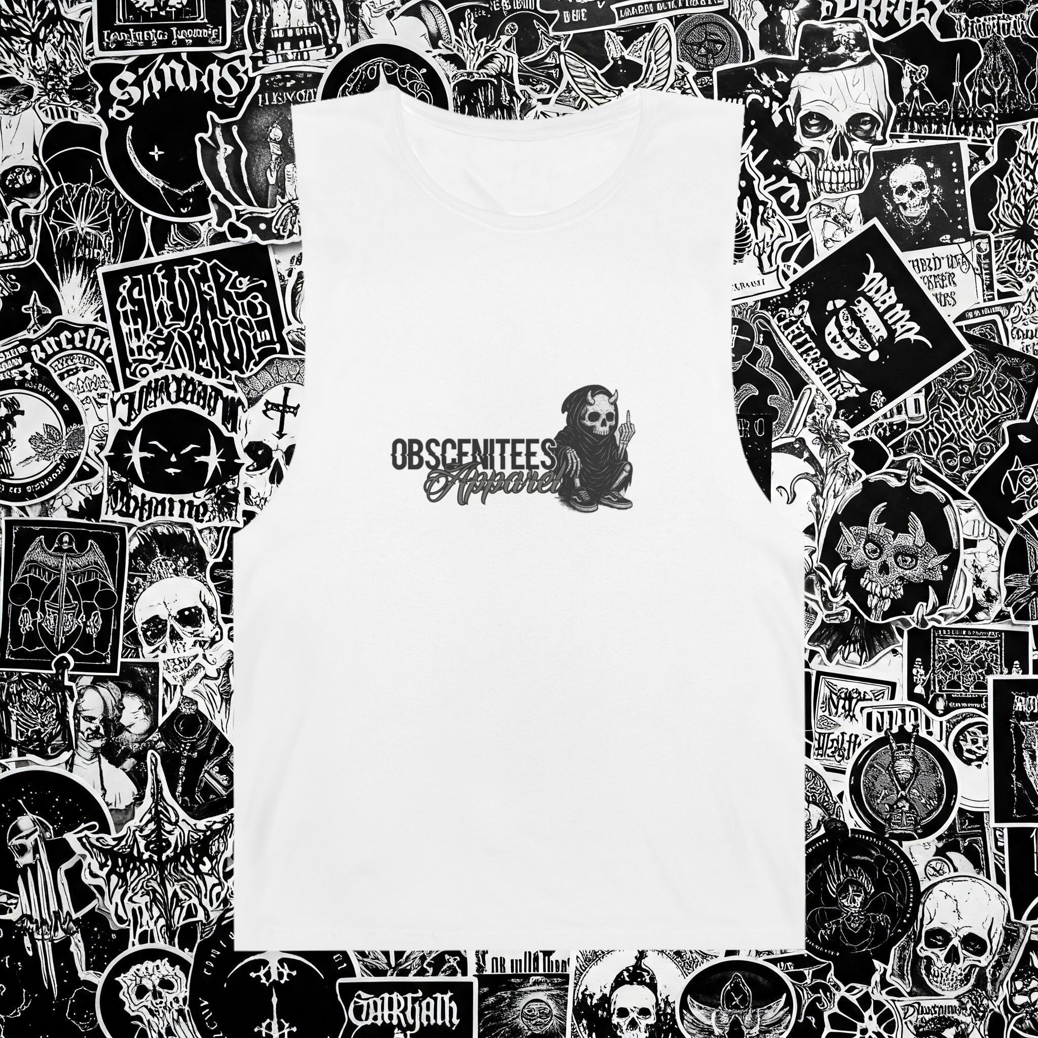 OBSCENITEES APPAREL 'GRIMOTHY' MUSCLE TEE