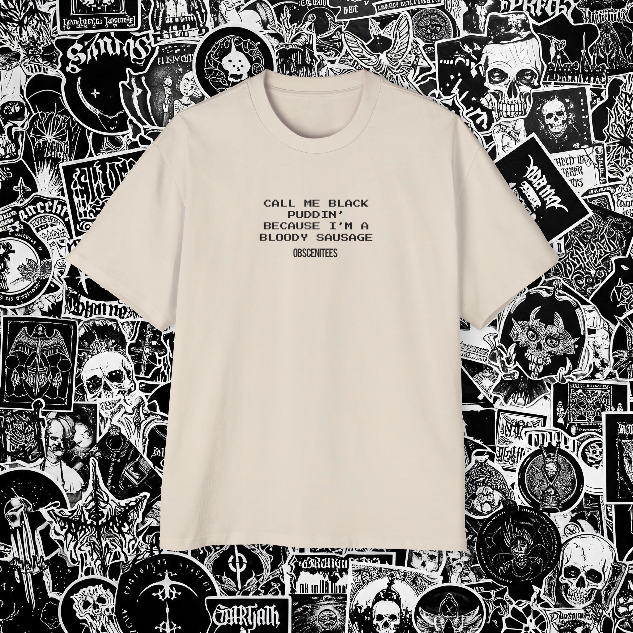 BLACK PUDDIN' OVERSIZED TEE